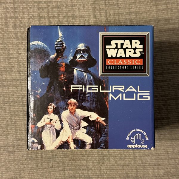 Star Wars Vintage 1995 Applause Boba Fett Classic Figural Ceramic Mug Boxed