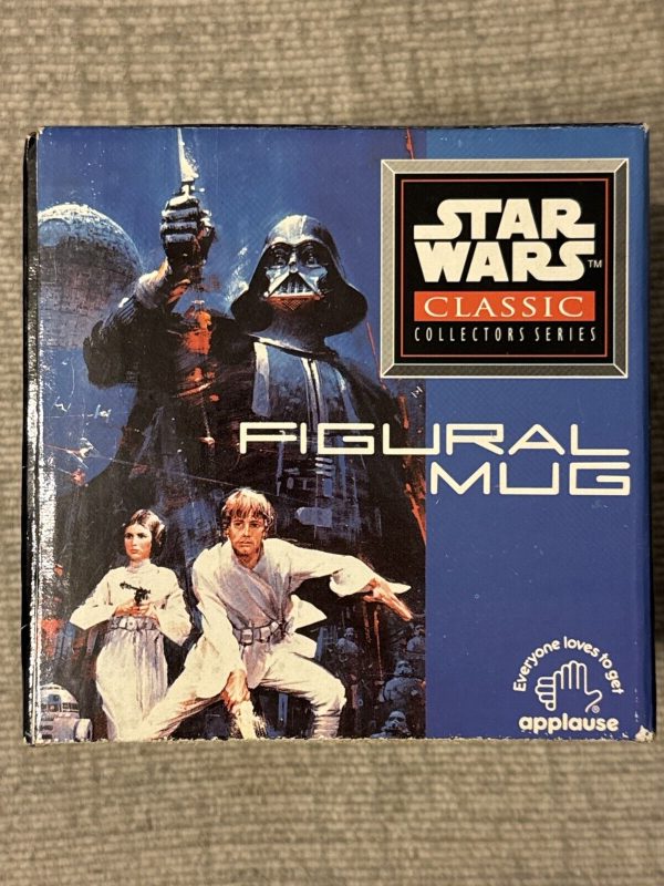 Star Wars Vintage 1995 Applause Boba Fett Classic Figural Ceramic Mug Boxed