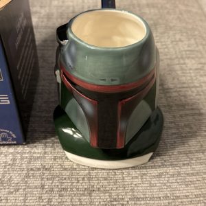 Star Wars Vintage 1995 Applause Boba Fett Classic Figural Ceramic Mug Boxed