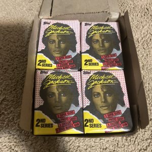 1984 Topps Michael Jackson Wax Packs Lot of 2 Sealed