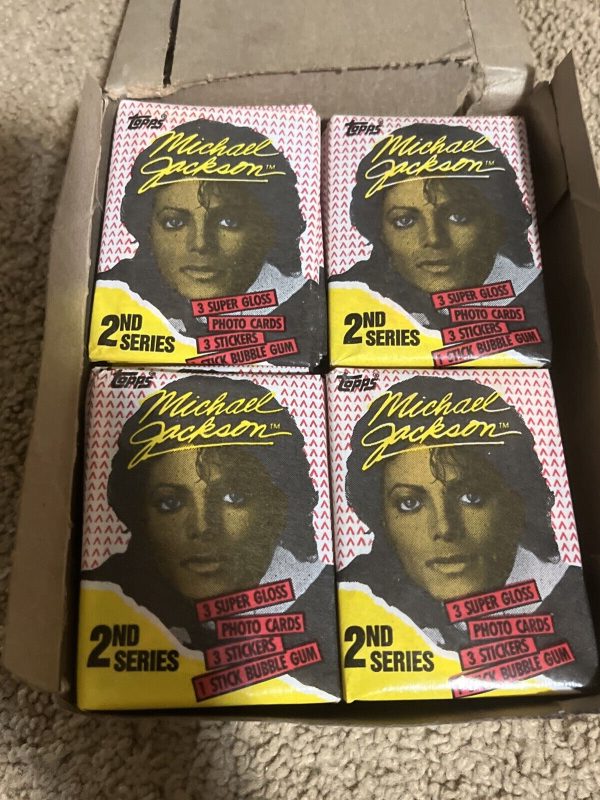 1984 Topps Michael Jackson Wax Packs Lot of 2 Sealed