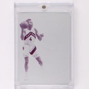 2023 Panini 2021-22 Flawless Scottie Barnes Logoman Autographs Magenta Plate 1/1