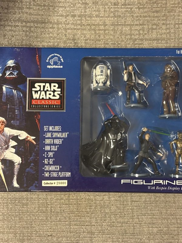VTG Star Wars 1995 Classic Collectors Series Figurines Set of 6 Applause Toys