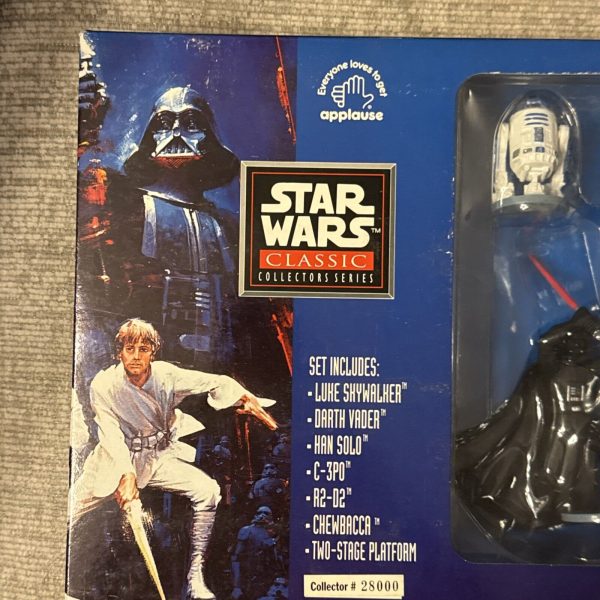 VTG Star Wars 1995 Classic Collectors Series Figurines Set of 6 Applause Toys