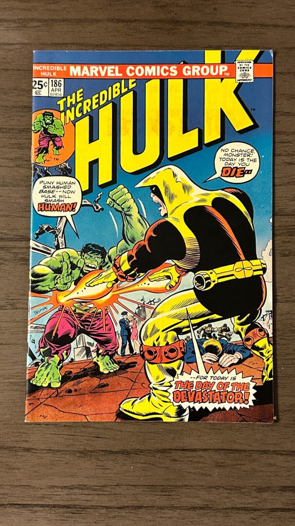 THE INCREDIBLE HULK 186 VF NM MARVEL 1975