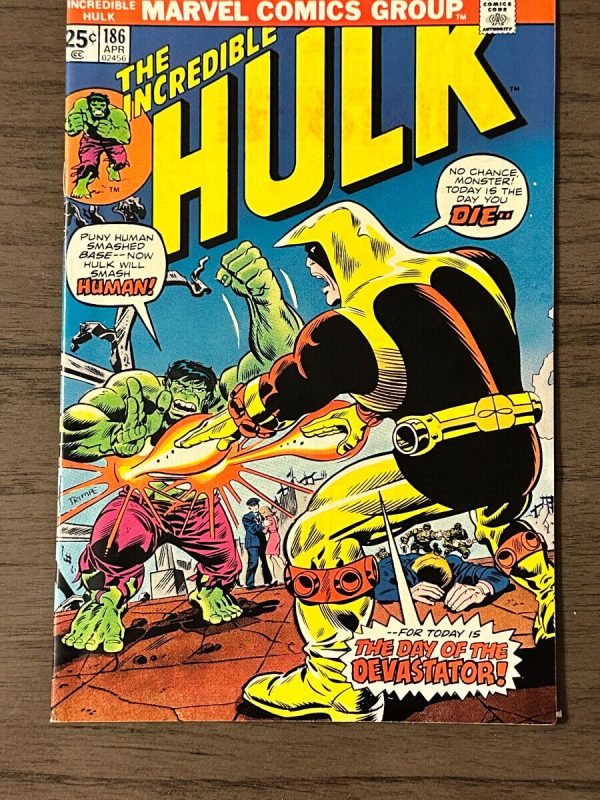 THE INCREDIBLE HULK 186 VF NM MARVEL 1975