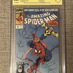 The Amazing Spider-Man #352 CBCS Art Sketch Signed Autograph