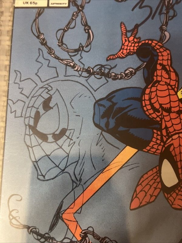 The Amazing Spider-Man #352 CBCS Art Sketch Signed Autograph