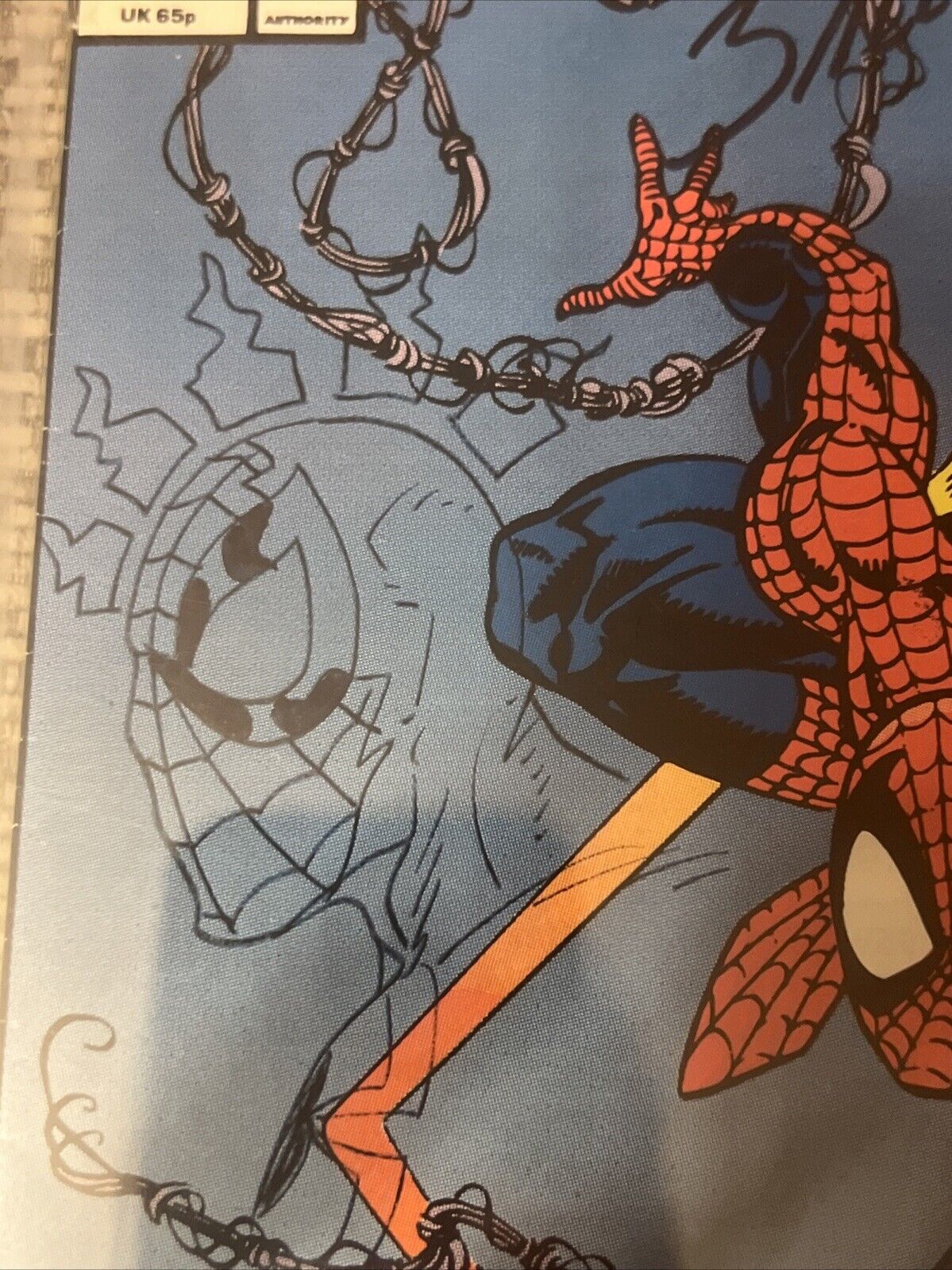 The Amazing Spider-Man #352 CBCS Art Sketch Signed Autograph