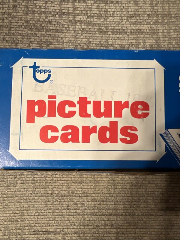 1989 Topps Baseball Picture Cards 500-Count Vending Pack Box~New!