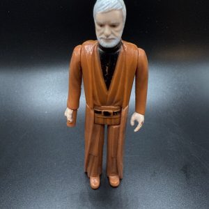 Ben Obi-Wan Kenobi Star Wars Vintage 1977 grey hair Kenner Hong Kong Figure
