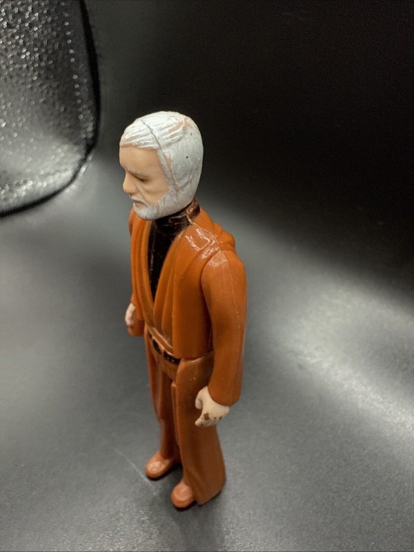 Ben Obi-Wan Kenobi Star Wars Vintage 1977 grey hair Kenner Hong Kong Figure