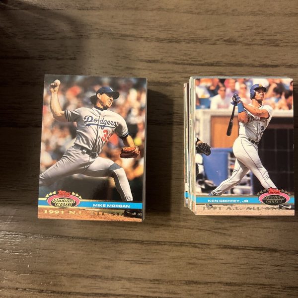 1991 Stadium Club Complete Stadium Set (1-200), Griffey, Ripken, Ramirez RC++