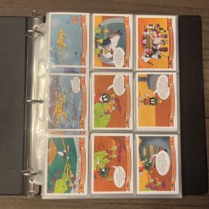 1991-92 Upper Deck Looney Tunes Comic Ball 2 & 3 Full Sets 198 cards In Albums