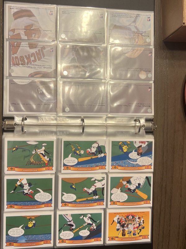 1991-92 Upper Deck Looney Tunes Comic Ball 2 & 3 Full Sets 198 cards In Albums