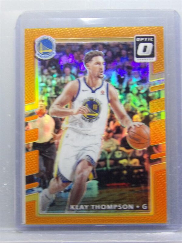 2017-18 Panini Donruss Optic Orange Prizm /199 Klay Thompson #49 NM-MT