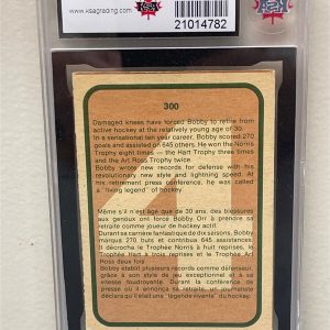 1978-79 O-PEE-CHEE #300 BOBBY ORR *SPECIAL COLLECTOR'S CARD* KSA 4 *HOF*