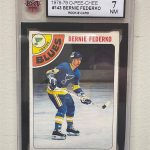 1978/79 O-PEE-CHEE NHL HOCKEY CARD 143 BERNIE FEDERKO ROOKIE KSA 7 NM SHARP+ OPC