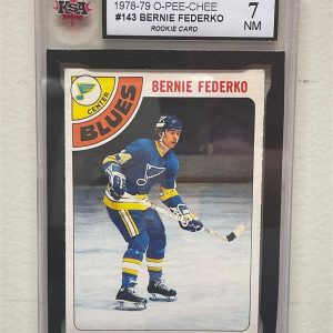 1978/79 O-PEE-CHEE NHL HOCKEY CARD 143 BERNIE FEDERKO ROOKIE KSA 7 NM SHARP+ OPC