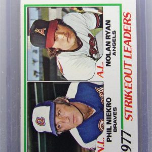 1978 Topps #206 1977 Strikeout Leaders (Phil Niekro / Nolan Ryan)