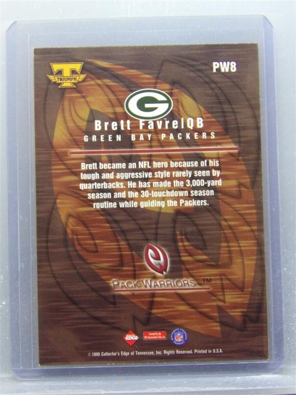 1999 Collector's Edge Masters HoloSilver /3500 Brett Favre HOF Green Bay Packers