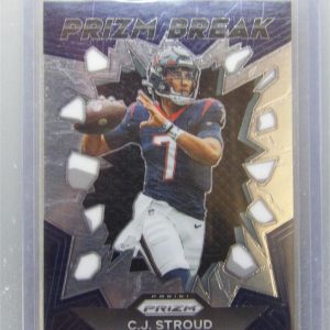 2023 Panini Prizm CJ Stroud Prizm Break Base Insert Rookie RC PB-6