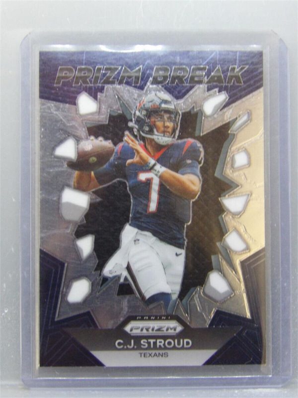 2023 Panini Prizm CJ Stroud Prizm Break Base Insert Rookie RC PB-6