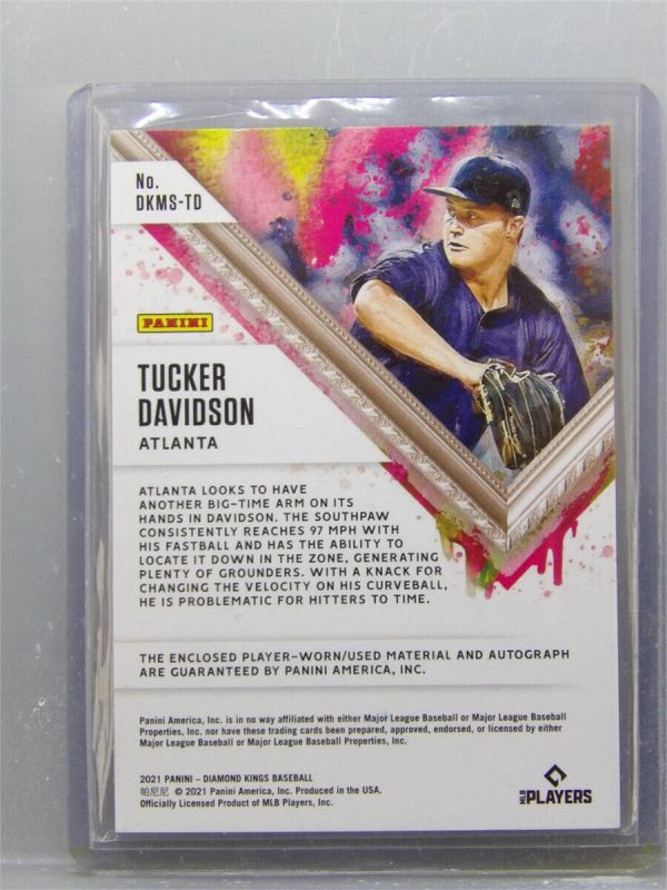 Panini - 2021 Diamond Kings DKMS-TD Jersey Auto Tucker Davidson