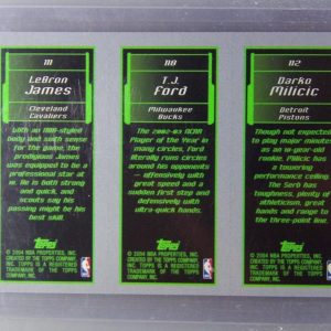 2003-04 TOPPS M3 LEBRON JAMES T.J. FORD DARKO MILICIC ROOKIE CARD RC Clean