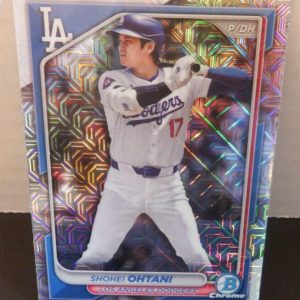 Shohei Ohtani 2024 Bowman Chrome Mojo Refractor #85 Los Angeles Dodgers 2024 WS