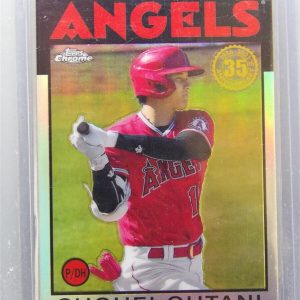 2021 Topps Chrome Refractor Shohei Ohtani 1986 35th Anniversary #86BC-9 MVP