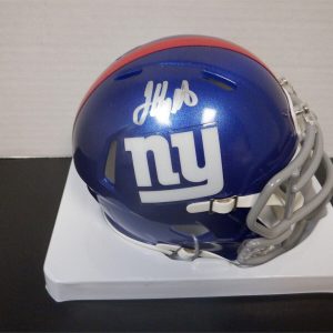 Jalin Hyatt Autographed New York Giants Mini Helmet FANATICS COA