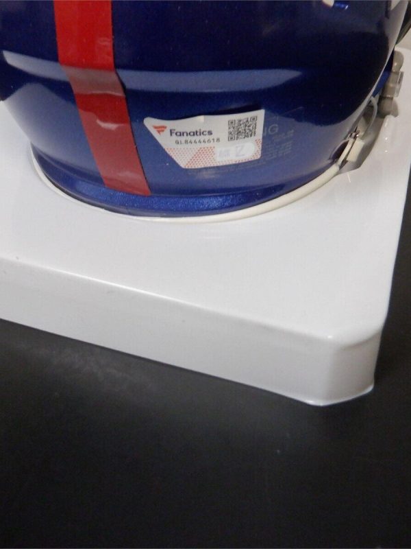 Jalin Hyatt Autographed New York Giants Mini Helmet FANATICS COA
