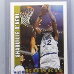 1992-1993 NBA Hoops Shaquille O'Neal RC #442 Orlando Magic Hall Of Fame Center