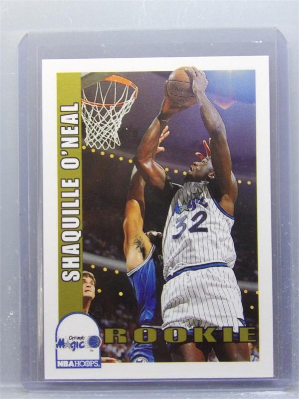 1992-1993 NBA Hoops Shaquille O'Neal RC #442 Orlando Magic Hall Of Fame Center