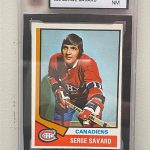 1974 O-PEE-CHEE #53 SERGE SAVARD CANADIENS HOF KSA 7