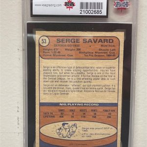 1974 O-PEE-CHEE #53 SERGE SAVARD CANADIENS HOF KSA 7