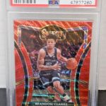 2019-20 Panini Select Brandon Clarke RC Rookie Red Wave PSA 10 #76