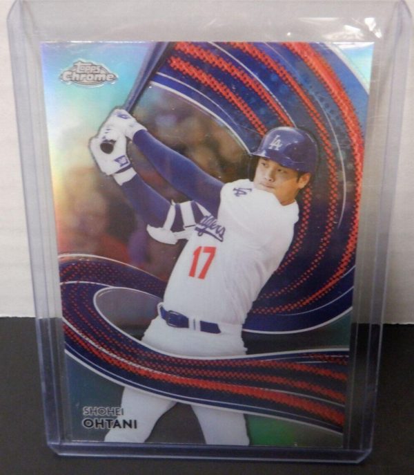 Shohei Ohtani 2024 Topps Chrome Strokes #S-2 Los Angeles Dodgers