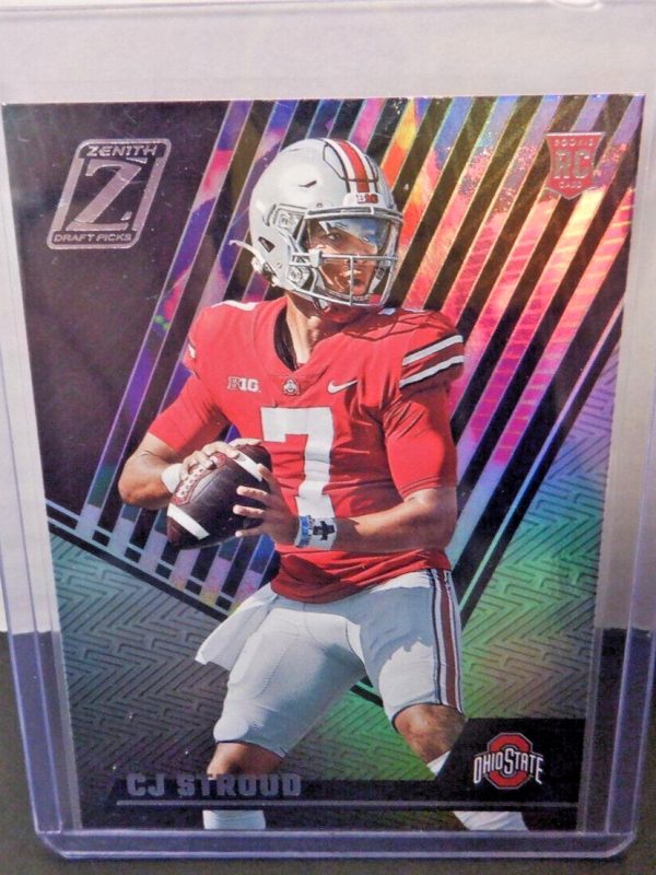 CJ STROUD 2023 Chronicles Draft Picks Zenith Rookie Card RC #2