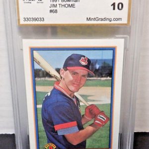 1991 Bowman #68 Jim Thome RC Rookie Gem Mint 10