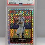 2006 Bowman Chrome Peyton Manning XFractor Refractor # /250 Colts PSA 8 NM-MT