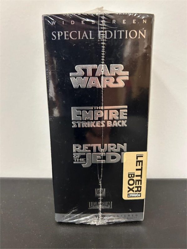 Star Wars Trilogy (VHS, Special Edition Platinum Widescreen Edition) New, Sealed