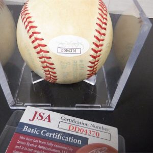 Reggie Jackson Signed Autographed Major League Baseball NY Yankees JSA COA