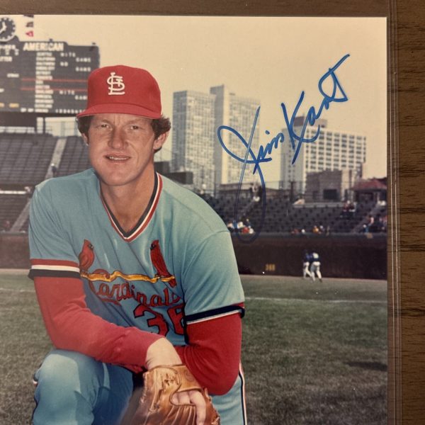 Jim Kaat JSA Signed 8x10 Photo Autograph Cardinals