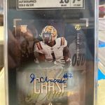 2021 Luminance Ja'Marr Chase Autographed Gold Rookie #116 /100 SGC Auto 10 | 9