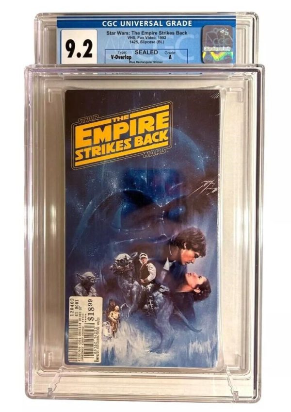 Star Wars: The Empire Strikes Back (1980/90) - CGC Graded VHS 9.2 / A+ Sealed!