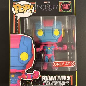 Funko Pop Infinity Saga Iron Man Mark 5 Blacklight #1407 Target (IN HAND)