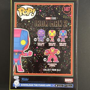 Funko Pop Infinity Saga Iron Man Mark 5 Blacklight #1407 Target (IN HAND)