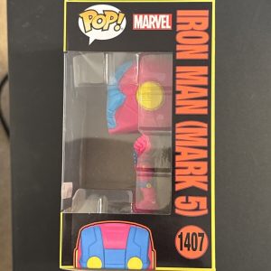 Funko Pop Infinity Saga Iron Man Mark 5 Blacklight #1407 Target (IN HAND)